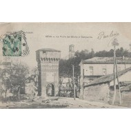 Ceva - La Torre del Brolio e Campanile 1900